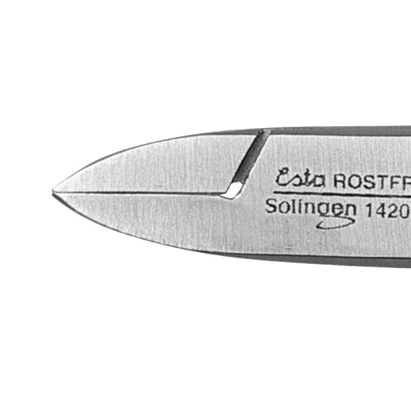 щипцы для ногтей и кожи «глазки» esta solingen (10 см), прямые