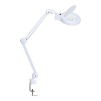 лампа-лупа бестеневая med-mos 9001led (5 диоптрий, на струбцине)