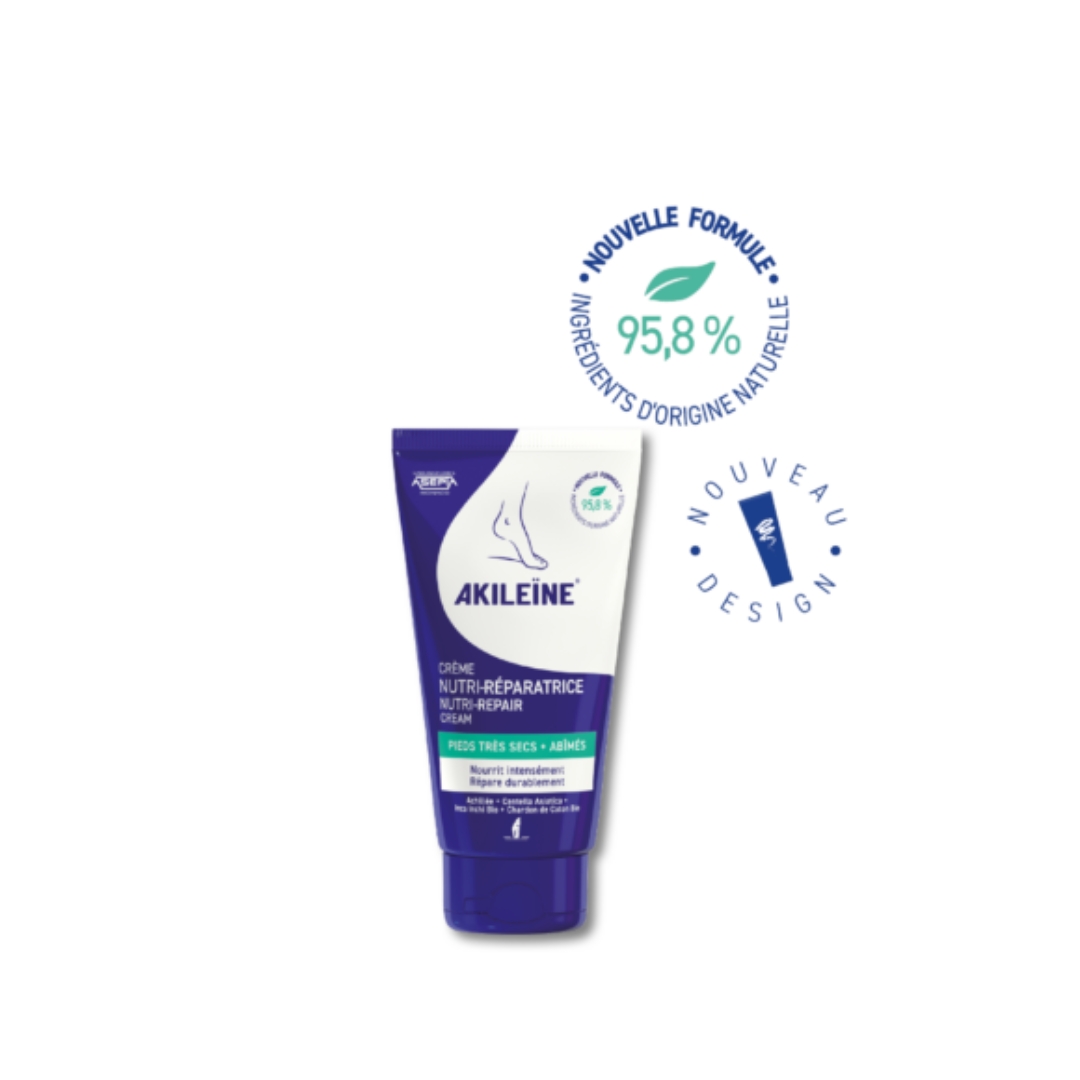 крем для ног интенсивное увлажнение и питание akileine nutri-reparatrice cream