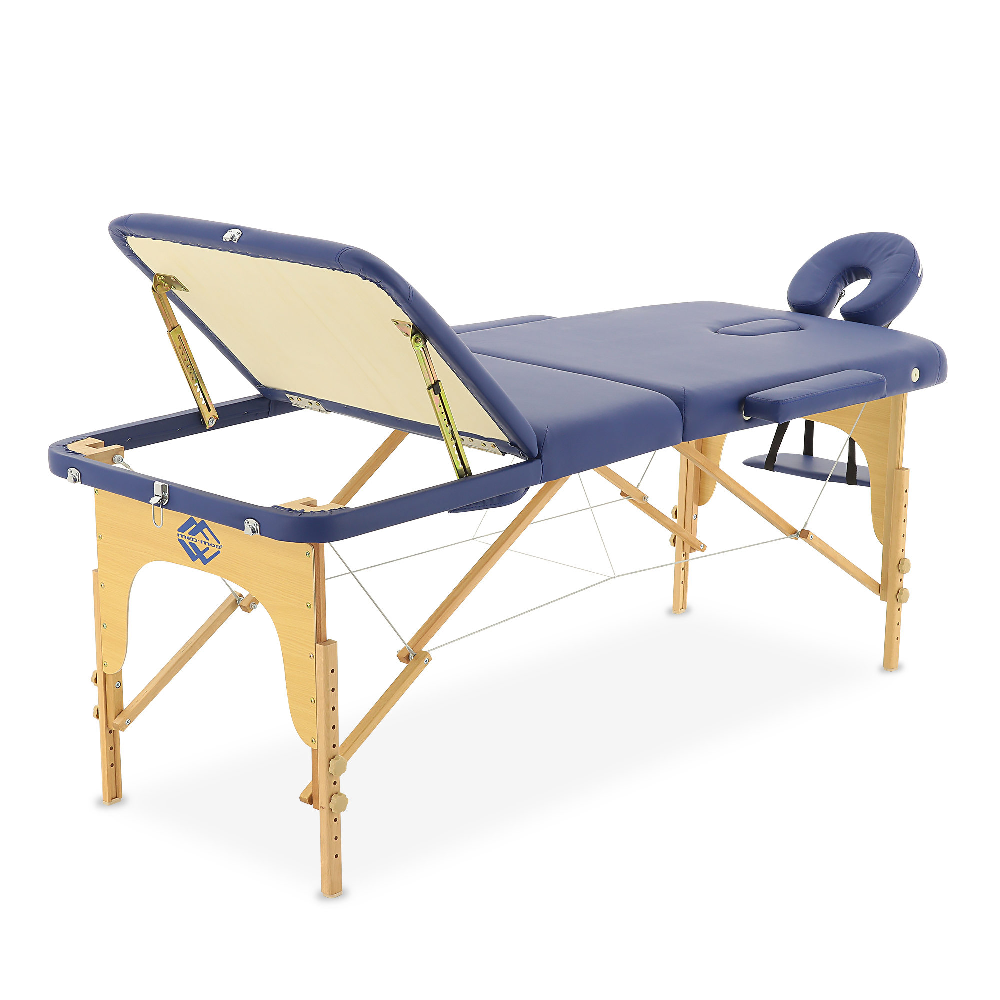 массажный стол складной деревянный med-mos jf-ay01 3-х секционный
