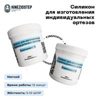 силикон kineziostep мягкий. твердость по шору а: 5-10 (250 гр + 250 гр)