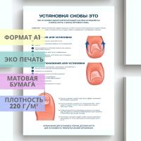 установка скобы 3to (плакат)