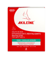 расслабляющие шипучие таблетки для ножных ванн akileine relaxing footbath tablets