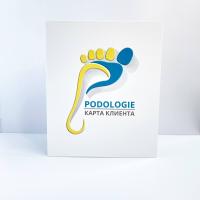 Карта клиента подолога (блокнот на кольцах)