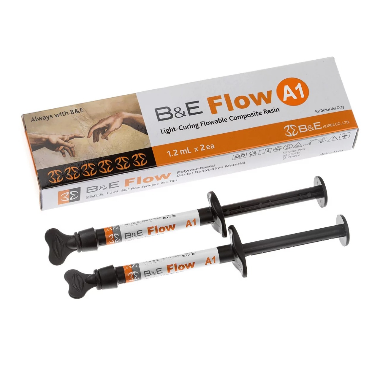 композит наногибридный жидкотекучий светоотверждаемый b&e flow (2г х 2шт)
