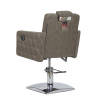парикмахерское кресло мд-166 (с наклоном спинки, прострочкой и утяжкой)
