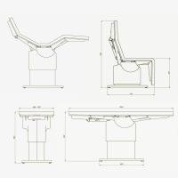 массажный стол фино 3.0 (3 мотора)