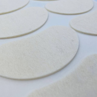 Fresco Kidney Felt Pad, полутвердая клейкая прокладка, смешанный войлок, большая почка (размер L)