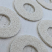 fresco round felt pad, полутвердая клейкая войлочная прокладка, круглая маленькая (размер s)