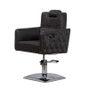 парикмахерское кресло мд-166 (с наклоном спинки, прострочкой и утяжкой)