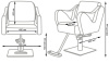 парикмахерское кресло мд-365