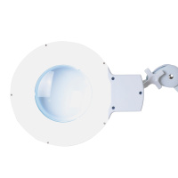 лампа-лупа бестеневая med-mos 9001led (5 диоптрий, на струбцине)