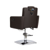 парикмахерское кресло мд-166 (с наклоном спинки, прострочкой и утяжкой)